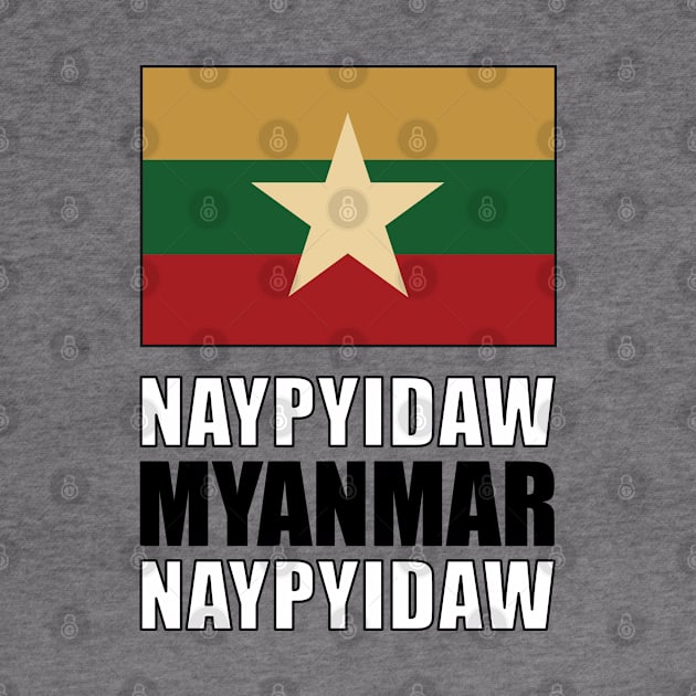 Flag of Myanmar by KewaleeTee